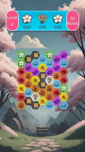 Download Blossom Bloom Terbaru – Game Puzzle Bunga Gratis - Screenshot 4