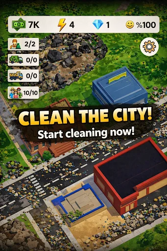 Download Kingdom Of Trash Terbaru – Bersihkan Kota Gratis - Screenshot 1