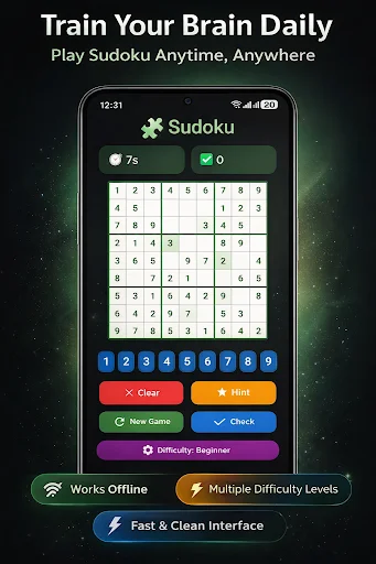 Download Sudoku JustFun Daily MindGames – Game Asah Otak Gratis - Screenshot 2