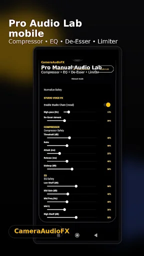 Download CameraAudioFX: AI Vocal FX Terbaru – Edit Suara Gratis - Screenshot 4