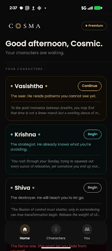 Download Cosma Terbaru – Chat Karakter AI Personal Gratis - Screenshot 5