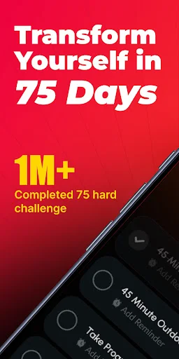 Download 75 Days Hard & Soft Challenge – Lacak Kebiasaan & Fitness - Screenshot 1