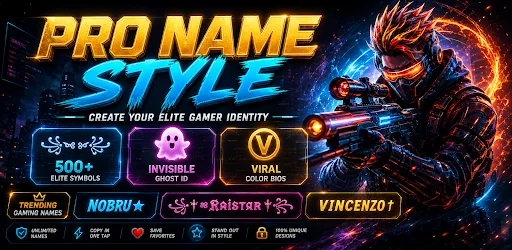 Download Pro Name Style: Elite Symbols Terbaru – Nickname Keren FF - Screenshot 1
