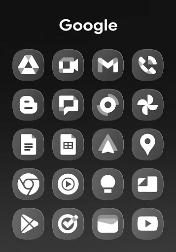 Download OneGlass 8 – Icon Pack Terbaru – Tampilan Minimalis - Screenshot 2