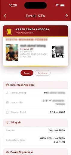 Download Kita Gerindra Terbaru – Akses KTA & Info Partai Gratis - Screenshot 2