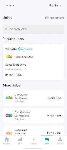 Download Wimaan: Skills & Jobs Terbaru – Peluang Kerja Terpercaya - Screenshot 5
