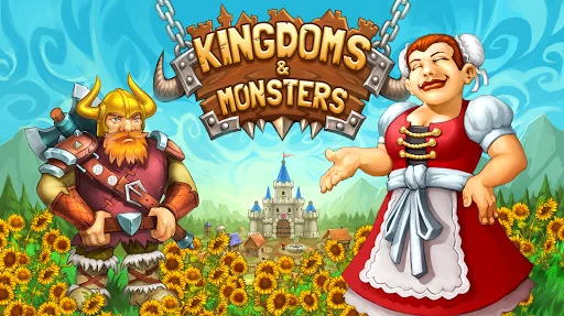 Download Kingdoms & Monsters Terbaru – Game Membangun Kota Offline - Screenshot 1