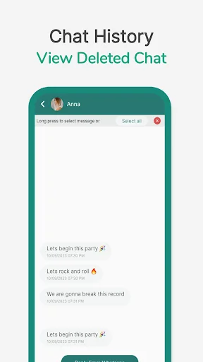 Download WAMR: Pulihkan Pesan Dihapus Terbaru – Gratis - Screenshot 4