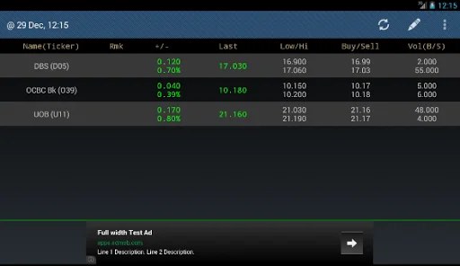 Download Singapore (SG) Stocks Terbaru – Pantau Saham Gratis - Screenshot 8