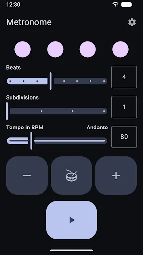 Download Metronome Gratis – Aplikasi Tempo Musik Terbaik & Mudah - Screenshot 2