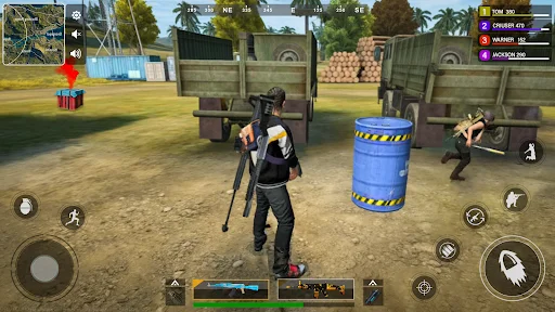 Download FPS Gun Games 3D: Banduk Game – Main Offline Seru - Screenshot 13