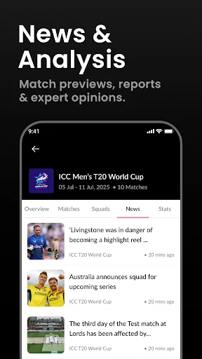 Download Crichit: Skor Kriket Langsung & Berita Terbaru – Gratis - Screenshot 7