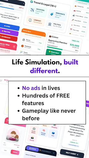 Download Life Unscripted: Real Life Sim Terbaru – Game Simulasi - Screenshot 1