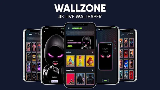 Download WallZone: Live Wallpapers 4K Terbaru – Wallpaper Keren - Screenshot 1