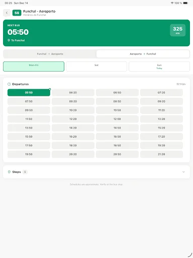 Download Madeira Bus Terbaru – Jadwal Bus Offline & Praktis - Screenshot 9