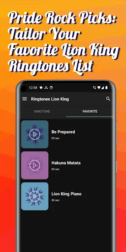 Download Ringtones Lion King Terbaru – Nada Dering Ikonik Gratis - Screenshot 5