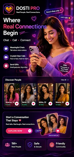 Download Dosti Pro Terbaru – Video Call & Chat Gratis - Screenshot 6