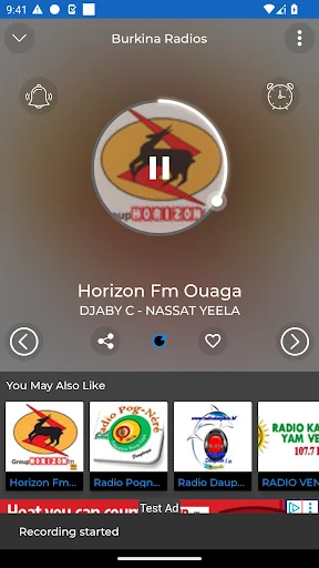Download Burkina Radios + Recorder Terbaru – Rekam Radio Gratis - Screenshot 1