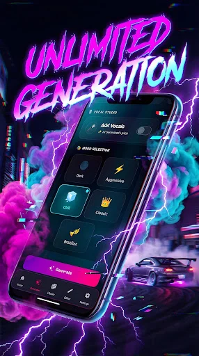 Phonk Maker: AI Song Generator – Buat Musik Phonk Keren Gratis - Screenshot 2