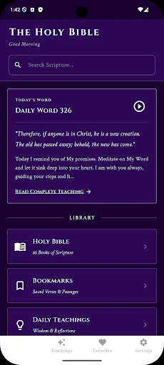Download Holy Bible KJV Audio Offline – Baca Alkitab Gratis - Screenshot 4