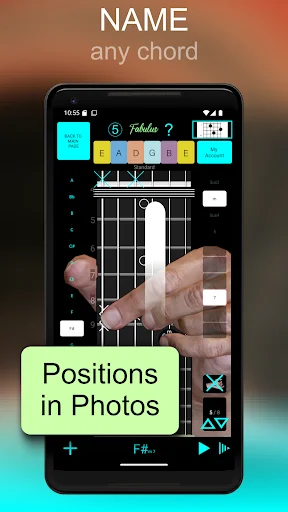Download FABULUS: Any Guitar Chord Quiz Terbaru – Belajar Kunci Gitar - Screenshot 3
