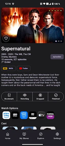 Download WatchList Terbaru – Lacak Serial TV Favorit Anda Gratis - Screenshot 1