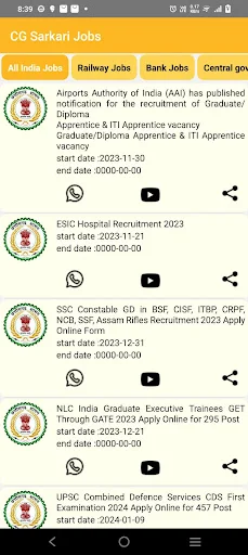 Download Chhattisgarh Jobs Terbaru – Info Lowongan Kerja Gratis - Screenshot 3