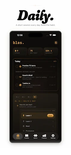 Download blas. Terbaru – Belajar Bahasa Irlandia & Welsh Mudah - Screenshot 4