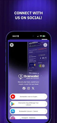 Download Brainwallet: Get Litecoin Terbaru – Dompet Kripto Aman - Screenshot 4