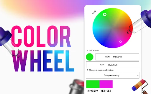 Unduh Color Wheel Chart Terbaru – Generator Palet Warna Gratis - Screenshot 1
