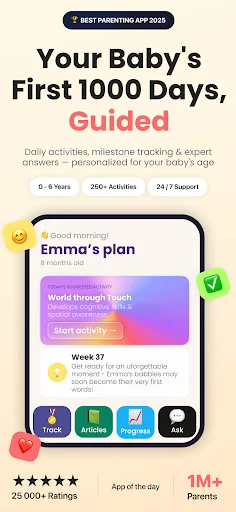 Baby Leap: Milestone Tracker – Pantau Tumbuh Kembang Bayi Anda - Screenshot 1