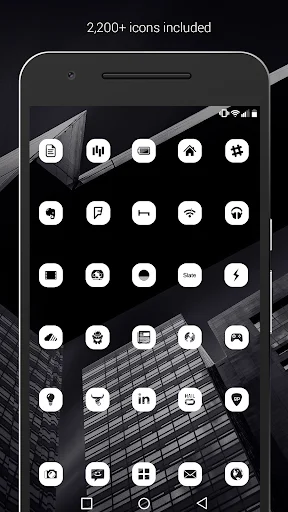 Download Pasty – White Icon Pack Terbaru – Ikon Minimalis Gratis - Screenshot 2