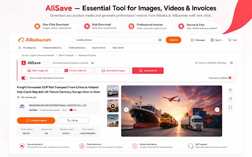 AliSave: Download Foto & Video AliExpress – Unduh Gratis - Screenshot 4