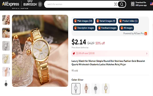 AliSave Pro: Download Gambar & Video AliExpress Terbaik - Screenshot 4