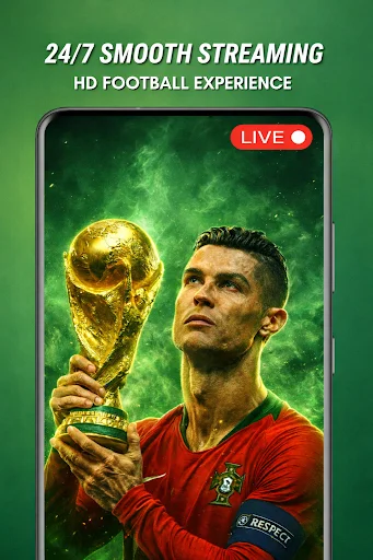 Download Live Football TV HD Streaming – Nonton Bola Gratis - Screenshot 1