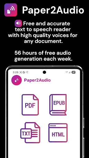 Download Paper2Audio Terbaru – Ubah Teks ke Suara Gratis - Screenshot 1