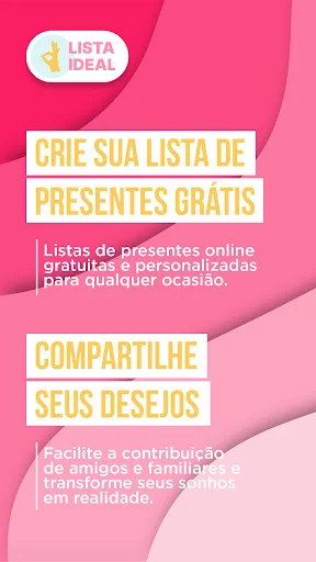 Download Lista Ideal – Daftar Hadiah Online Gratis & Mudah - Screenshot 1