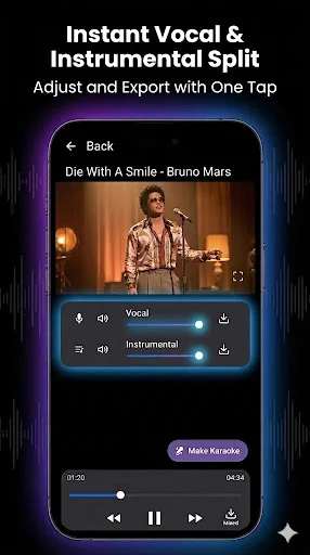 Download Vocal Music Separator AI Terbaru – Pemisah Vokal Gratis - Screenshot 4