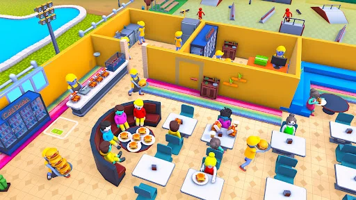 Download Idle Burger Shop: Cafe Tycoon Terbaru – Game Restoran - Screenshot 15