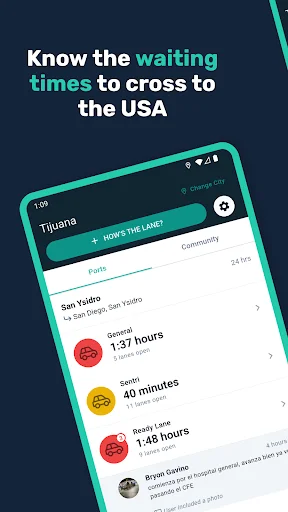 Download Bordify Terbaru – Cek Waktu Tunggu Perbatasan Real-Time - Screenshot 1