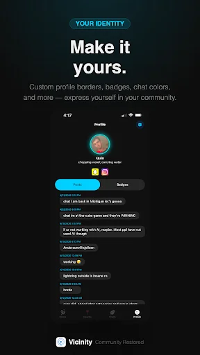 Download Vicinity Terbaru – Chat dengan Orang Sekitar Anda - Screenshot 4