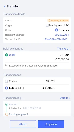 Download Fordefi Terbaru – Dompet DeFi Institusional Aman - Screenshot 2