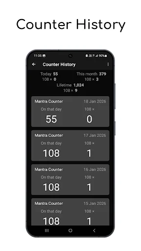 Just Counter Pro – Aplikasi Penghitung Dzikir Terbaik & Praktis - Screenshot 3