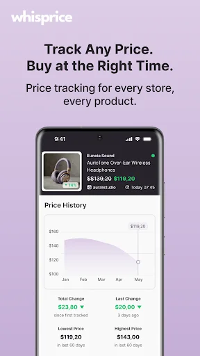 Download Whisprice: Smart Price Tracker Terbaru – Pantau Harga Murah - Screenshot 1