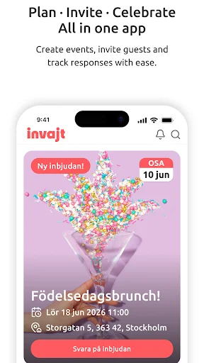 Unduh Invajt Terbaru – Rencanakan Acara & Kirim Undangan Mudah - Screenshot 1