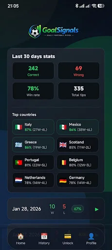 Unduh GoalSignals – Prediksi Bola AI Akurat & Tips Menang - Screenshot 2