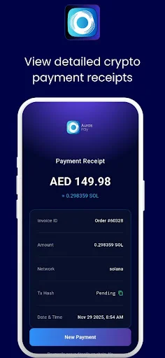 Download AurasPay POS Terbaru – Solusi Pembayaran Kripto Aman - Screenshot 3