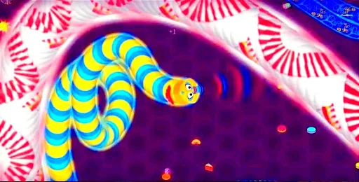 Download Snake Worm Battle Zone IO Terbaru – Game Ular Seru Gratis - Screenshot 2