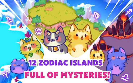 Download Meowtopia: Zodiac Cat Merge Terbaru – Koleksi Kucing Lucu - Screenshot 19
