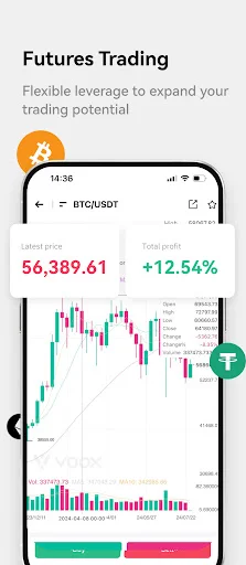 Unduh VOOX Exchange Terbaru – Beli BTC & Kripto Aman - Screenshot 3